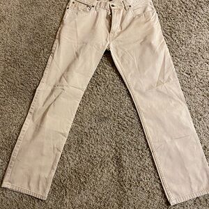 Polo by Ralph Lauren Slim Men’s Jeans in Light Beige Size 34 x 32